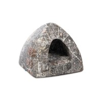 Будиночок для тварин Природа "YURT" 38х38х36 см (орнамент) (4823082418985)
