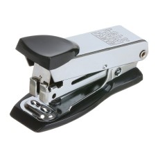 Степлер Buromax металевий МІНІ, 12 аркушів, (скоби №10), 61 х 34 х 25 мм, чорний (BM.4151-01)