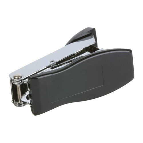 Степлер Buromax металевий МІНІ, 12 аркушів, (скоби №10), 61 х 34 х 25 мм, чорний (BM.4151-01)