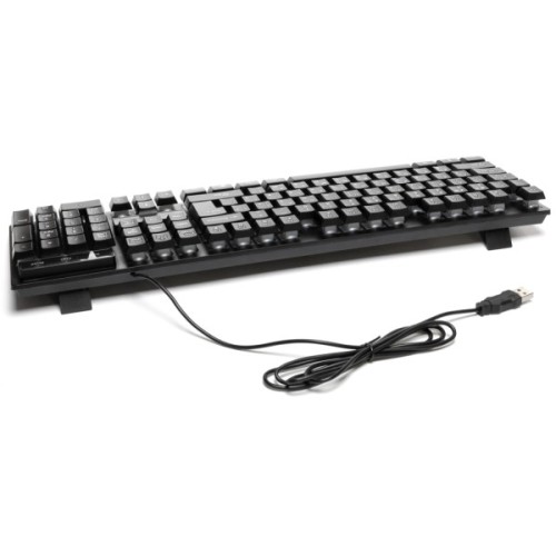 Клавіатура Hölmer K-01GS RGB Backlight USB UA Black (K-01GS)