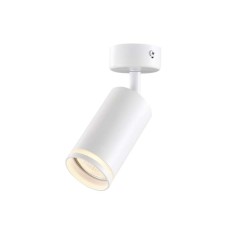 Світильник точковий Videx під лампу GU10 SPF05B накладний поворотний біли (VL-SPF05B-W)