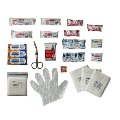 Автомобільна аптечка Poputchik 02-005-П