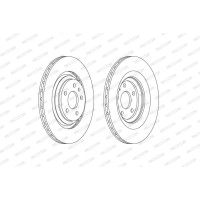 Гальмівний диск FERODO DDF2546C
