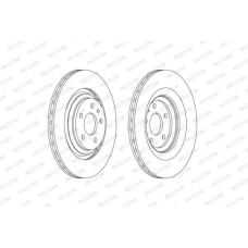 Гальмівний диск FERODO DDF2546C