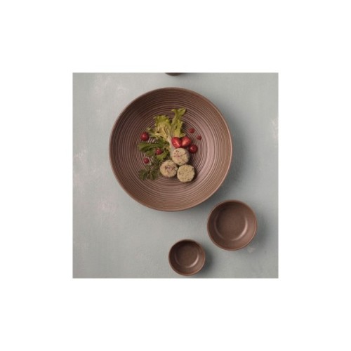 Тарілка By Bone серія "Helix Kaldi" глибока 25 см 1300 мл (HL-KD-FL-25-CK)