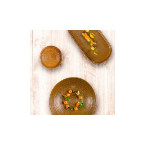 Тарілка By Bone серія "Helix Kaldi" глибока 25 см 1300 мл (HL-KD-FL-25-CK)