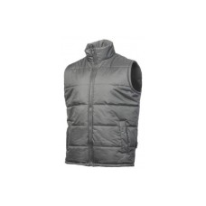 Жилет робочий Hoegert LEMGO HT5K922-XL утеплений 100% поліестер темно-сірий, XL (54) (HT5K922-XL)