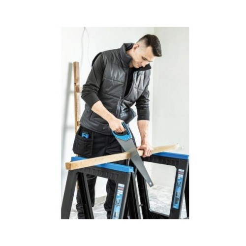 Жилет робочий Hoegert LEMGO HT5K922-XL утеплений 100% поліестер темно-сірий, XL (54) (HT5K922-XL)