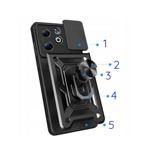 Чохол до мобільного телефона BeCover Military Infinix Smart 9 (X6532) Black (713049)