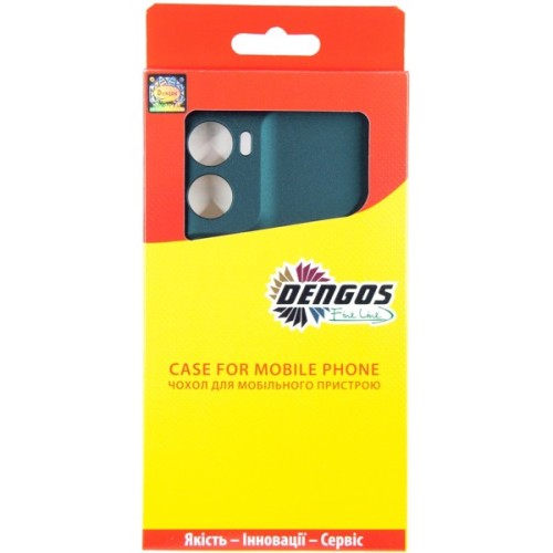 Чохол до мобільного телефона Dengos Motorola G06 Soft+glass Green (DG-KM-180)