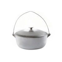 Котел туристичний СИЛА алюмінієвий з кришкою та дужкою 4л (960470)