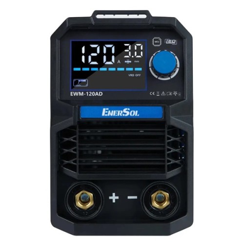 Зварювальний апарат Enersol інверторний, 20-120 A, 5.1 кВт, 2.8 кг (EWM-120AD)
