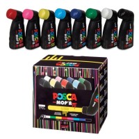 Набір маркерів UNI набір POSCA, 3-19 мм, 8 шт (PCM-22/8C)