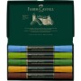 Художній маркер Faber-Castell набір акварельні двосторонні Albrecht Dürer Plein Air, Пленер 5 кольорів (31353)