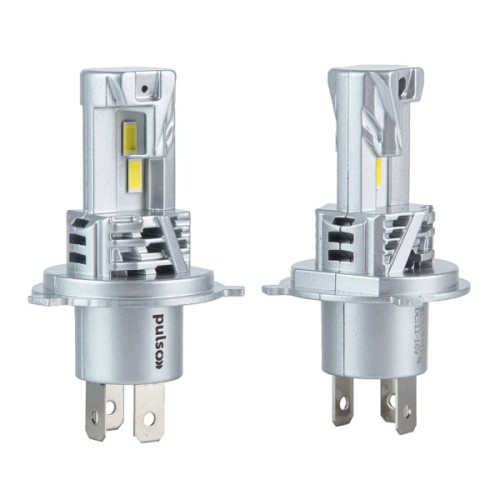 Автолампа PULSO LED-chips 7535/9-18v/2x28w/6000Lm/6500K (M6-H4)