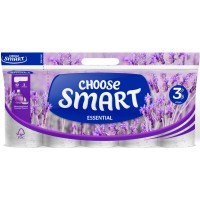 Туалетний папір Smart Tissue Essential Lavender 3 шари 10 рулонів (5944582100121)