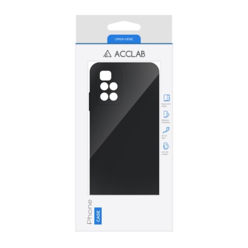 Чохол до мобільного телефона ACCLAB SoftShell Xiaomi Redmi 10 Black (1283126557460)