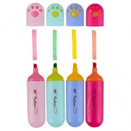 Набір маркерів Yes текстовий Pusheen 4 шт (391106)