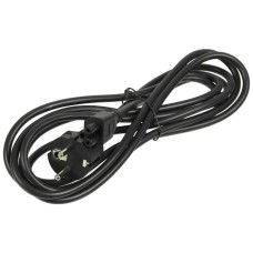 Кабель живлення C5 3.0m 0.75mm2 Merlion (PC-186 CEE7/7-IECC5CCA30)