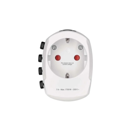 Перехідник Travel Adapter EU to US,AS,AUS,NZ,CN,AF,ME,GB,CH,IT,HK,INr EMOS (P0056N)
