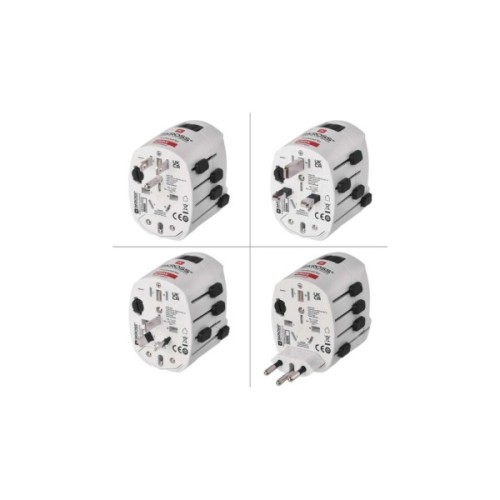Перехідник Travel Adapter EU to US,AS,AUS,NZ,CN,AF,ME,GB,CH,IT,HK,INr EMOS (P0056N)