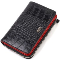 Портмоне Canpellini З натуральної шкіри Чорне (21911)