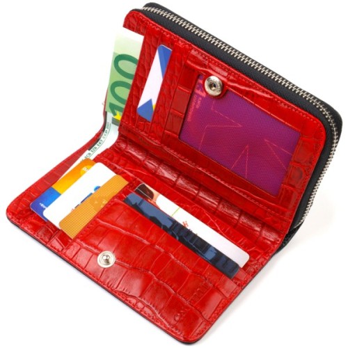 Портмоне Canpellini З натуральної шкіри Чорне (21911)