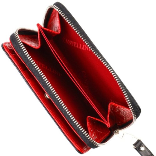 Портмоне Canpellini З натуральної шкіри Чорне (21911)