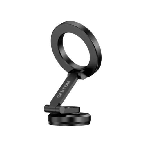 Універсальний автотримач Canyon Magnetic phone holder OnGrip 10 aluminum Black (CNS-CCHM10)