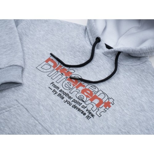 Кофта дитяча Toontoy худи на флісі (24311-158B-gray)
