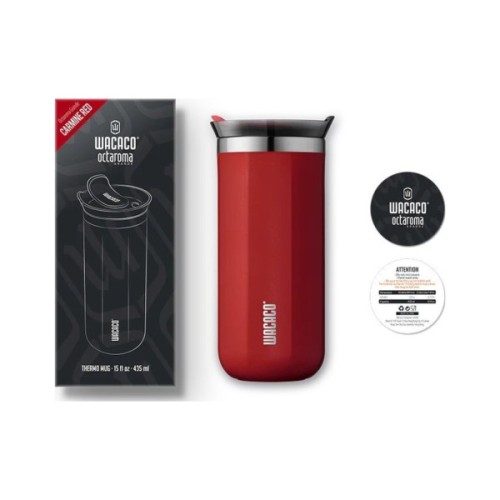 Термокружка Wacaco Octaroma Grande 435 мл, червона (WOCT435RED)