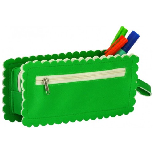 Пенал Cool For School 1 відділення Зелений (J-2609-green)