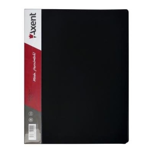 Папка-швидкозшивач Axent А4, black (1304-01-А)