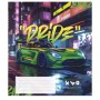 Зошит Школярик Night racers 36 аркушів лінія (036-3452L)