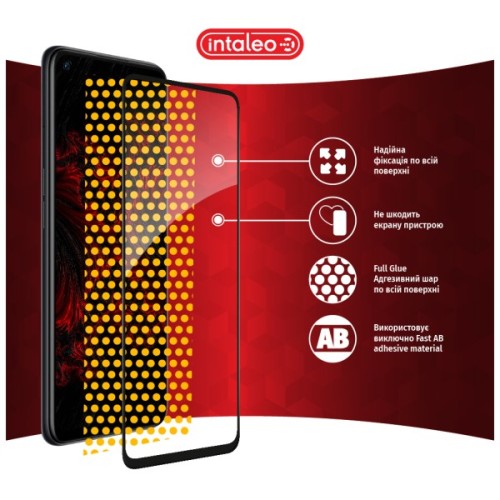 Скло захисне Intaleo Full Glue Xiaomi Redmi Note 9 Pro Max Black (1283126502996)