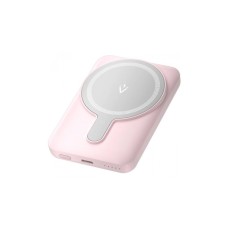 Батарея універсальна Vention Magnetic Wireless 5000mAh 20W PD, USB-C, QI-15W Pink (FHSP0)