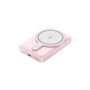 Батарея універсальна Vention Magnetic Wireless 5000mAh 20W PD, USB-C, QI-15W Pink (FHSP0)