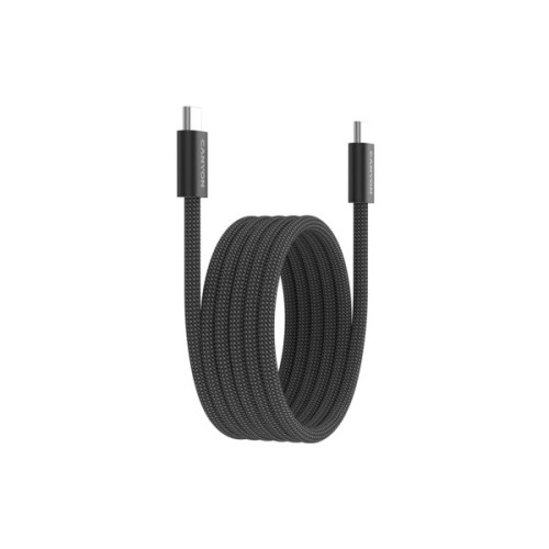 Дата кабель USB-C to USB-C 1.0m 60W Magnet Braided Black Canyon (CND-CCMG60AB15B)