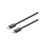 Дата кабель USB-C to USB-C 1.0m 60W Magnet Braided Black Canyon (CND-CCMG60AB15B)