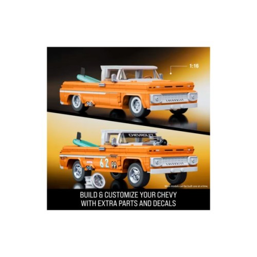 Конструктор Mattel Brick Shop Hot Wheels Elite Chevy 858 деталей (JFT20)