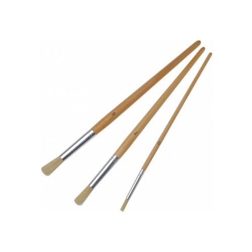 Пензлик для малювання Maxi набір ворс щетина (№ 3, 7, 8 круглі) (MX60828)