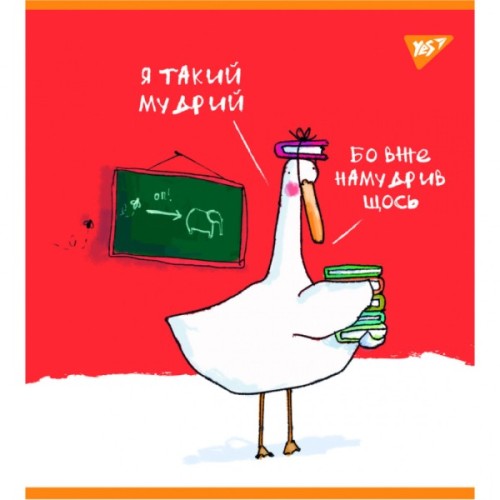 Зошит Yes А5 Гусь 48 аркушів клітинка (766869)