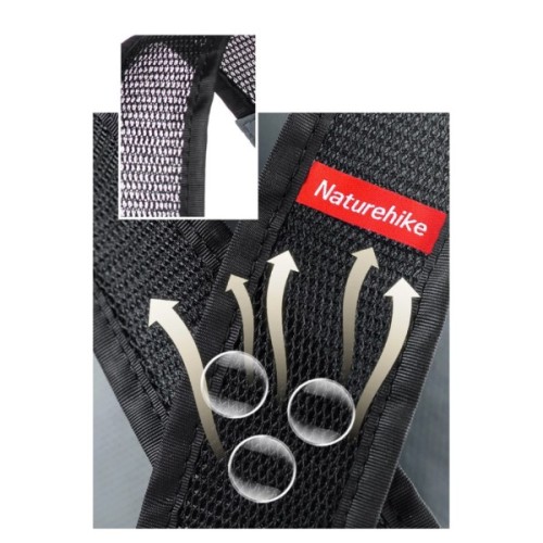 Рюкзак туристичний Naturehike NH17A012-B Ultralight 18 л зелений (6976507663762)