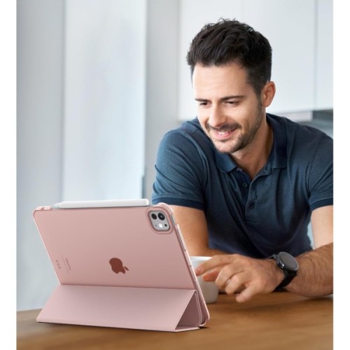 Чохол до планшета BeCover Tri Fold Hard Apple iPad Pro 11" M5 2025 Pink (715997)