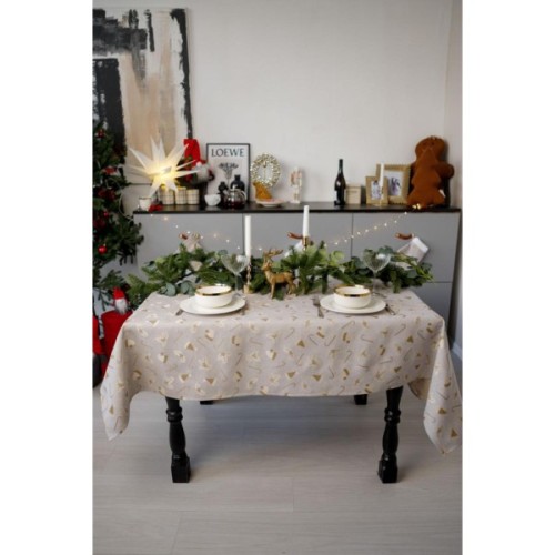 Скатертина Прованс Шапочки на бежевому 136х180 см (036551)