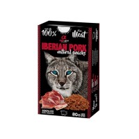 Ласощі для котів Alpha Spirit Cat Iberian Pork Natural Snacks з іберійською свининою 80 г (8436586311810)