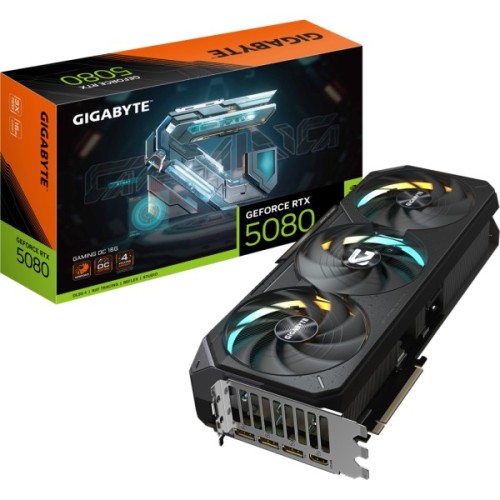 Відеокарта GIGABYTE GeForce RTX5080 16GB GAMING OC (GV-N5080GAMING OC-16GD)