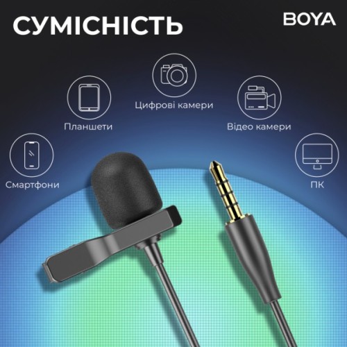Мікрофон Boya BY-M1S Black (BY-M1S)