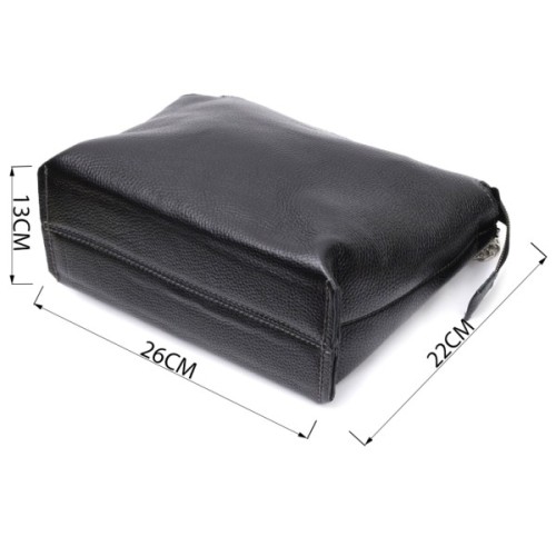 Сумка Grande Pelle З натуральної шкіри Чорна (11655)