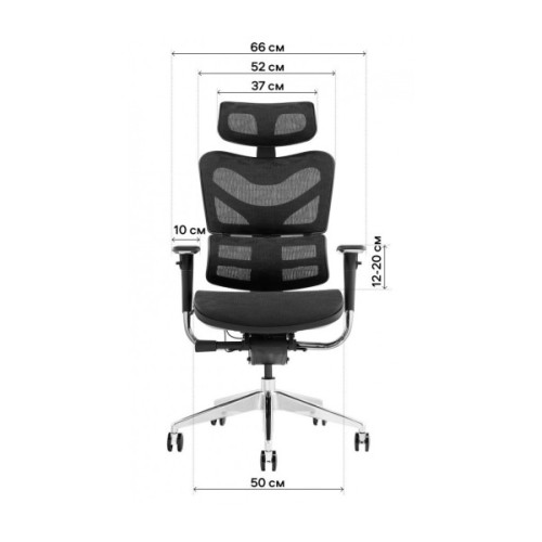 Офісне крісло GT Racer X-782 Black (X-782 Black (W-21 B-41))
